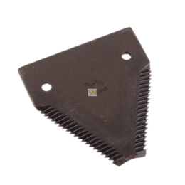Nóż żniwny 82x76x2.8mm otwór 5.5 grube zęby zastosowanie 365110G New Holland WARYŃSKI ( sprzedawane po 25 )