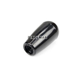 Gałka z gwintem czarna M8 dł52mm