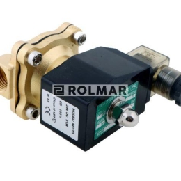 Elektrozawór 2N15 1/2" 24V DC NC (normalnie zamknięty) EPDM komplet z cewką i wtykiem