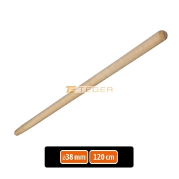 Trzonek drewniany do wideł , 38x1200mm, Teger