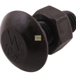 Śruba kpl. płużna grzybkowa podsadzana M12x30 mm kl.10.9 zastosowanie Lemken Smaragd Waryński ( sprzedawane po 25 )