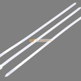 Opaski kablowe, opaski zaciskowe, tyrytytki, trytytki, 9.0 x 900mm 100 szt w worku transparentne odporne na UV, w elektrotechnice, elektronice, budownictwie i mechanice, Teger