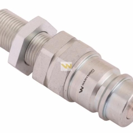 Szybkozłącze hydrauliczne wtyczka long z eliminatorem ciśnienia M18x1.5 gwint zew. EURO (9100818W) (ISO 7241-A) Waryński