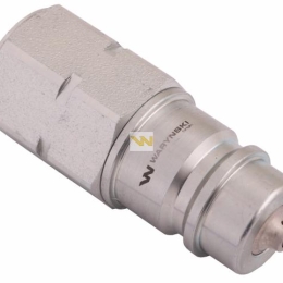 Szybkozłącze hydrauliczne wtyczka z eliminatorem ciśnienia M18x1.5 gwint wew. EURO (ISO 7241-A) Waryński