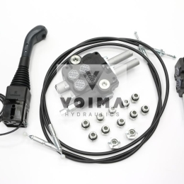 Zestaw do Ładowacz TUR -Rozdzielacz 80L 2-sekcyjny + Elektrozawór + Joystick z przyciskiem + Elementy złączne + Linki na kulkę 2000mm VOIMA