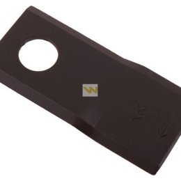 Nóż. nożyk kosiarka prawy 110x48x3mm otwór 21 zastosowanie 1058730 Claas WARYŃSKI ( sprzedawane po 25 )