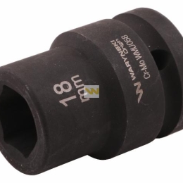 Nasadka udarowa sześciokątna 3/4". 18 mm. CrMo. DIN 3129. Waryński