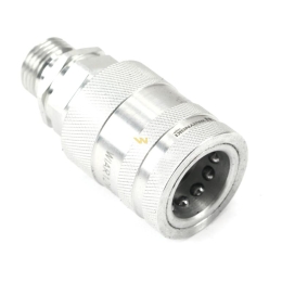 Szybkozłącze hydrauliczne gniazdo G1/2"BSP gwint zewnętrzny EURO PUSH-PULL  (ISO 7241-A) Waryński