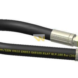 Przewód hydrauliczny gwint M18x1,5 proste L-1600mm DN10-1SN (AB-10-1600; P11P21) 18MPa Waryński