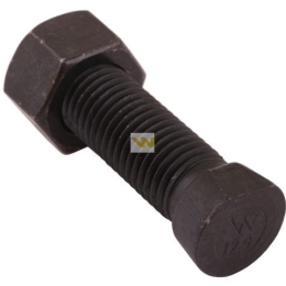 Śruba kpl. płużna oval z jednej strony ścięta M16x85 mm kl.12.9 zastosowanie Kverneland Waryński M16X85OV1 ( sprzedawane po 10 )