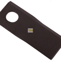 Nóż. nożyk kosiarka lewy 126x48x4mm otwór 20.5x23 zastosowanie 56110900 Kverneland Taarup WARYŃSKI ( sprzedawane po 25 )