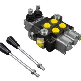 Rozdzielacz hydrauliczny 2-sekcyjny max przepływ 40L  Waryński