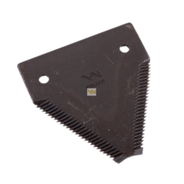 Nóż żniwny 82x76x3mm otwór 6.3 zastosowanie D44103700N Claas Massey Ferguson WARYŃSKI ( sprzedawane po 25 )