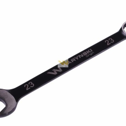 Klucz płasko-oczkowy 23 mm. CrV standard ASME B107-2010 Waryński