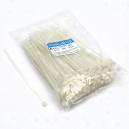 Opaski kablowe 3.5 x 150mm 200 szt w worku  jasne odporne na UV