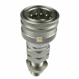 Szybkozłącze hydrauliczne gniazdo long M18x1.5 gwint zewnętrzny EURO (9100818GL) (ISO 7241-A) Waryński