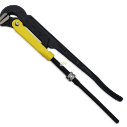 Szczypce nastawne szwedzkie do rur szczęki typ 90° o rozstawie max 55mm 1.5" długość 425mm Waryński