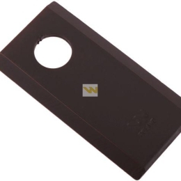 Nóż. nożyk kosiarka 97X50X4mm otwór 19 zastosowanie 1380-0025 JF-Stoll WARYŃSKI ( sprzedawane po 25 )