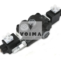 Rozdzielacz hydrauliczny 1-sekcyjny sterowany elektrycznie 12V 80L VOIMA