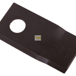 Nóż. nożyk kosiarka lewy 100x48x3mm otwór 19 zastosowanie 9041787 9527290 Claas WARYŃSKI ( sprzedawane po 25 )