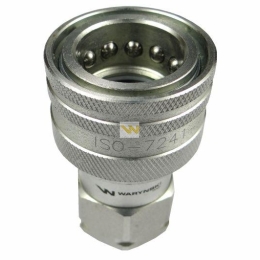 Szybkozłącze hydrauliczne gniazdo M14x1.5 gwint zewnętrzny EURO (9100814G) (ISO 7241-A) Waryński