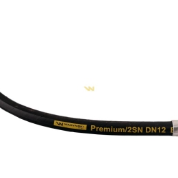 Przewód hydrauliczny 275 bar gwint M22x1.5 proste L-630mm DN12-2SN (AA-13-630; P11P11) 27.5MPa Waryński