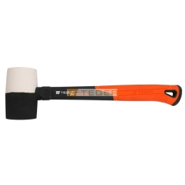 Młotek gumowy z trzonkiem fiberglass 450 g Extreme / TEGER