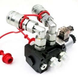Zestaw: Elektrozawór 1/2" 6/2 + Elementy złączne + Szybkozłącza EURO PUSH-PULL Waryński