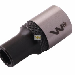 Nasadka dwunastokątna 1/4". 5 mm. CrV50BV30. DIN 3124. Waryński