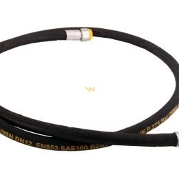 Przewód hydrauliczny 275 bar gwint M22x1.5 proste L-2200mm DN12-2SN (AA-13-2200; P11P11) 27.5MPa Waryński