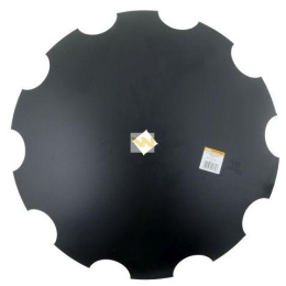 Talerz uzębiony Z-10 fi 660 otwór 35x35 stal borowa 8mm Waryński