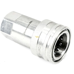 Szybkozłącze hydrauliczne gniazdo G1/2"BSP gwint wewnętrzny EURO ISO 7241-A z eliminatorem ciśnienia Waryński
