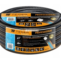 Wąż ogrodowy "PROFESSIONAL- NTS EXTRA FLEX" FI 3/4". 30m / TEGER