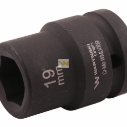 Nasadka udarowa sześciokątna 3/4". 19 mm. CrMo. DIN 3129. Waryński