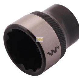 Nasadka dwunastokątna 3/8". 19 mm. CrV50BV30. DIN 3124. Waryński