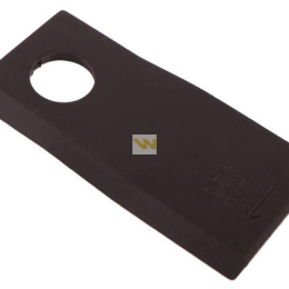 Nóż. nożyk kosiarka prawy 108x48x4mm otwór 21 zastosowanie 434972 Pottinger WARYŃSKI ( sprzedawane po 25 )