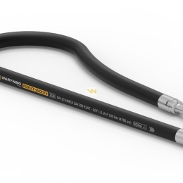 Przewód hydrauliczny gładki z uszczelnieniem - 330 bar gwint M18x1.5 prosta/90 stopni L-1250mm DN10-2SN (AK-10-1250; P11P12) 33.0MPa Waryński