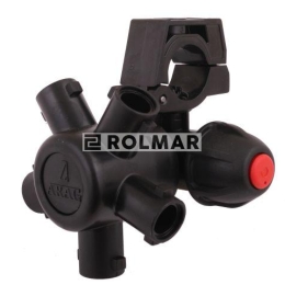 Oprawa rozpylaczy dysz 5-drożna 25mm na otwór 10mm bez kołpaka opryskiwacz Arag ( sprzedawane 5 )