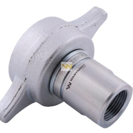 Szybkozłącze hydrauliczne skręcane (motylkowe) wtyczka G3/4"BSP gwint wewnętrzny 250bar Waryński