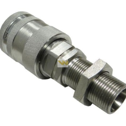 Szybkozłącze hydrauliczne gniazdo long M22x1.5 gwint zewnętrzny EURO PUSH-PULL (9100822GL) (ISO 7241-A) Waryński
