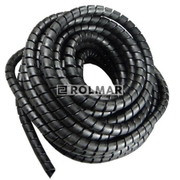 Osłona spiralna na węże hydrauliczne SGX-25 (Zakres: 22-28mm) czarna (sprzedawane po 20) 20m