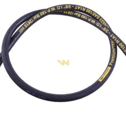 Przewód hydrauliczny gwint M18x1.5 prosta/90 stopni (kolanko) L-1500mm DN10-1SN (AK-10-1500; P11P12) 18.0MPa Waryński