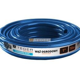 Wąż ogrodowy "STANDARD PLUS",  FI 1". 10m, Teger