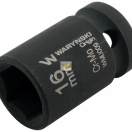 Nasadka udarowa sześciokątna 1/2". 16 mm. CrMo. DIN 3129. Waryński