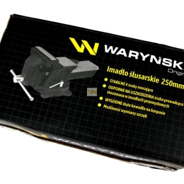 Imadło ślusarskie przemysłowe z żeliwa sferoidalnego obrotowe 250 mm Waryński