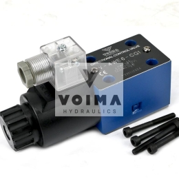 Rozdzielacz (elektrozawór CETOP 3 NG6) 2-pozycyjny 50L suwak "C"  (cewka x1) 12V VOIMA