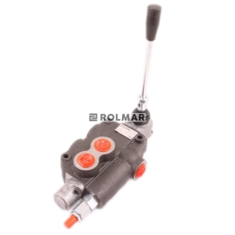 Rozdzielacz hydrauliczny jednosekcyjny (1-sekcyjny) 80L z zatrzaskiem
