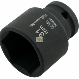 Nasadka udarowa sześciokątna 1/2". 31 mm. CrMo. DIN 3129. Waryński