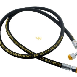 Przewód hydrauliczny gwint M18x1.5 prosta/90 stopni (kolanko) L-2000mm DN10-1SN (AK-10-2000; P11P12) 18.0MPa Waryński