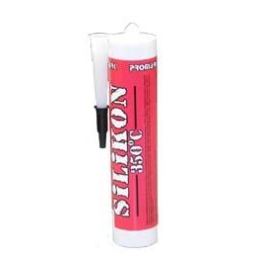 Silikon uszczelniająco-klejący 350*C. 300 ml czarny